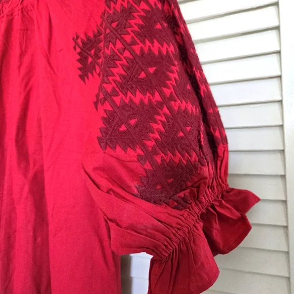 Julia Amory Geometric Coatue - Cranberry - Picture 8 of 8